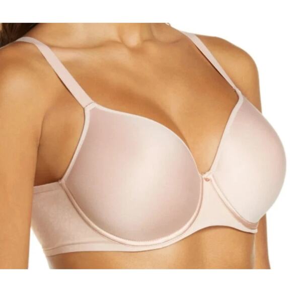 Chantelle 34DD Comfort Chic Full Coverage Underwire Bra Pink 120198 $80 MSRP - Picture 2 of 10